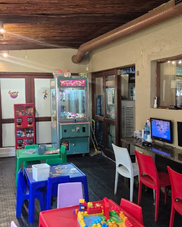 Another view of the indoor kids' play area